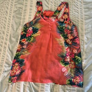 Candies Pink Sleeveless Blouse